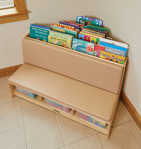 Jonti-Craft® Corner Literacy Nook - Wheat - MMEE Distributors