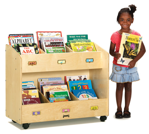 Jonti-Craft® Mobile 6-Section Book Organizer - MMEE Distributors