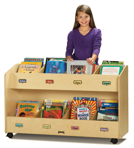 Jonti-Craft® Mobile 8-Section Book Organizer - MMEE Distributors