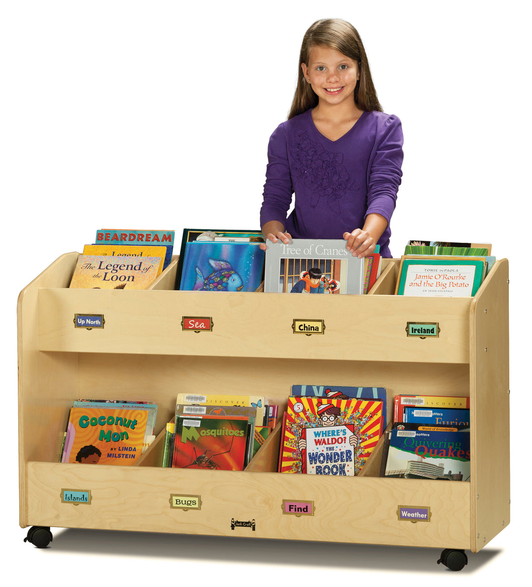 Jonti-Craft® Mobile 8-Section Book Organizer - MMEE Distributors