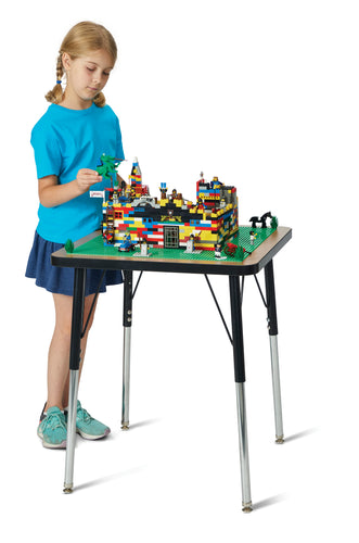 Jonti-Craft® Adjustable Building Table – Traditional Brick Compatible – 24-31