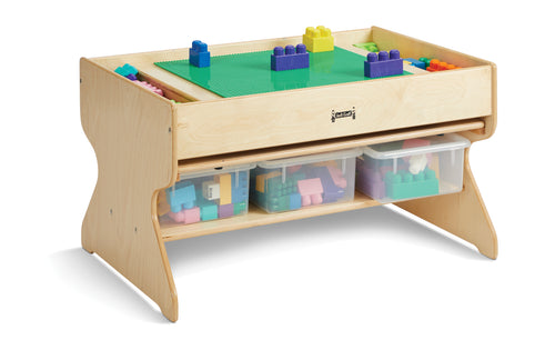Jonti-Craft® Deluxe Building Table - Traditional Brick Compatible - MMEE Distributors