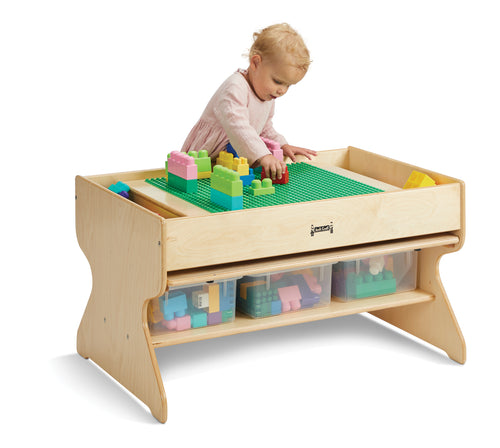 Jonti-Craft® Deluxe Building Table  - Preschool Brick Compatible - MMEE Distributors