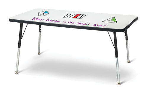 Berries® Rectangle Dry Erase Table - 24