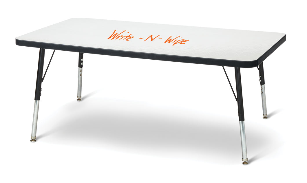 Berries® Rectangle Dry Erase Table - 24