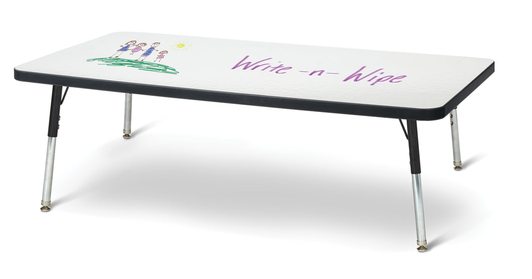 Berries® Rectangle Dry Erase Table - 24