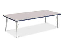 Load image into Gallery viewer, Berries® Rectangle Activity Table - 30&quot; X 72&quot;, E-height - Gray/Navy/Gray - MMEE Distributors
