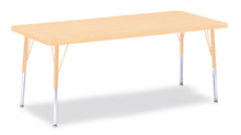 Load image into Gallery viewer, Berries® Rectangle Activity Table - 30&quot; X 72&quot;, E-height - Maple/Maple/Camel - MMEE Distributors
