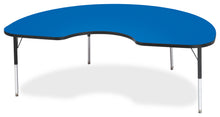 Load image into Gallery viewer, Berries® Kidney Activity Table - 48&quot; X 72&quot;, E-height - Blue/Black/Black - MMEE Distributors
