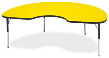 Load image into Gallery viewer, Berries® Kidney Activity Table - 48&quot; X 72&quot;, E-height - Yellow/Black/Black - MMEE Distributors
