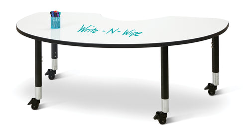 Berries® Kidney Dry Erase Table - 72