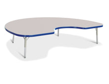 Load image into Gallery viewer, Berries® Kidney Activity Table - 48&quot; X 72&quot;, T-height - Gray/Blue/Gray - MMEE Distributors
