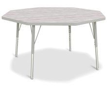 Load image into Gallery viewer, Berries® Octagon Activity Table - 48&quot; X 48&quot;, E-height - Driftwood Gray/Gray/Gray - MMEE Distributors
