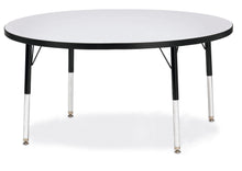 Load image into Gallery viewer, Berries® Round Activity Table - 48&quot; Diameter, E-height - Gray/Black/Black - MMEE Distributors
