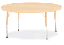 Load image into Gallery viewer, Berries® Round Activity Table - 48&quot; Diameter, E-height - Maple/Maple/Camel - MMEE Distributors
