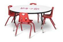 Load image into Gallery viewer, Berries® Round Dry Erase Table - 48&quot; Diameter, A-height - Write-n-Wipe/Black/Black - MMEE Distributors

