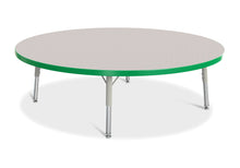 Load image into Gallery viewer, Berries® Round Activity Table - 48&quot; Diameter, T-height - Gray/Green/Gray - MMEE Distributors
