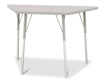 Load image into Gallery viewer, Berries® Trapezoid Activity Table - 24&quot; X 48&quot;, A-height - Driftwood Gray/Gray/Gray - MMEE Distributors
