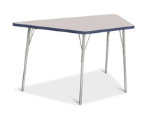 Load image into Gallery viewer, Berries® Trapezoid Activity Tables - 30&quot; X 60&quot;, A-height - Gray/Navy/Gray - MMEE Distributors
