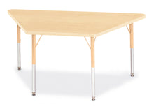 Load image into Gallery viewer, Berries® Trapezoid Activity Tables - 30&quot; X 60&quot;, A-height - Maple/Maple/Camel - MMEE Distributors
