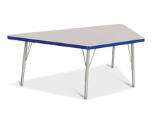 Load image into Gallery viewer, Berries® Trapezoid Activity Tables - 30&quot; X 60&quot;, Mobile - Gray/Purple/Gray - MMEE Distributors
