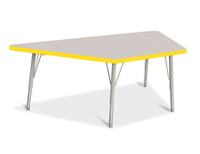 Load image into Gallery viewer, Berries® Trapezoid Activity Tables - 30&quot; X 60&quot;, Mobile - Gray/Purple/Gray - MMEE Distributors
