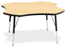 Load image into Gallery viewer, Berries® Four Leaf Activity Table, A-height - Maple/Black/Black - MMEE Distributors
