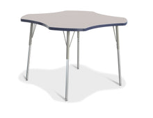 Load image into Gallery viewer, Berries® Four Leaf Activity Table, A-height - Gray/Navy/Gray - MMEE Distributors
