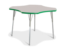 Load image into Gallery viewer, Berries® Four Leaf Activity Table, A-height - Gray/Green/Gray - MMEE Distributors
