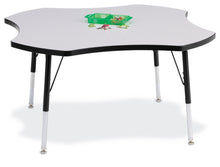 Load image into Gallery viewer, Berries® Four Leaf Activity Table, A-height - Gray/Black/Black - MMEE Distributors
