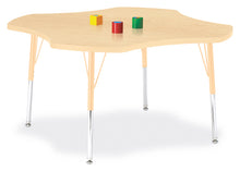 Load image into Gallery viewer, Berries® Four Leaf Activity Table, A-height - Maple/Maple/Camel - MMEE Distributors
