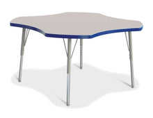 Load image into Gallery viewer, Berries® Four Leaf Activity Table, E-height - Gray/Blue/Gray - MMEE Distributors
