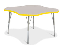 Load image into Gallery viewer, Berries® Four Leaf Activity Table, E-height - Gray/Yellow/Gray - MMEE Distributors
