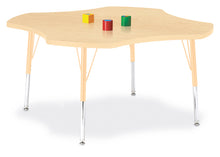 Load image into Gallery viewer, Berries® Four Leaf Activity Table, E-height - Maple/Maple/Camel - MMEE Distributors
