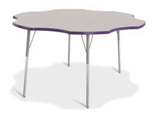 Load image into Gallery viewer, Berries® Six Leaf Activity Table - 60&quot;, A-height - Gray/Purple/Gray - MMEE Distributors
