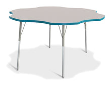 Load image into Gallery viewer, Berries® Six Leaf Activity Table - 60&quot;, A-height - Gray/Teal/Gray - MMEE Distributors
