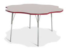 Load image into Gallery viewer, Berries® Six Leaf Activity Table - 60&quot;, A-height - Gray/Red/Gray - MMEE Distributors
