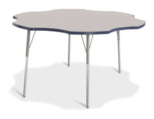 Load image into Gallery viewer, Berries® Six Leaf Activity Table - 60&quot;, A-height - Gray/Navy/Gray - MMEE Distributors
