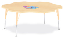 Load image into Gallery viewer, Berries® Six Leaf Activity Table - 60&quot;, A-height - Maple/Maple/Camel - MMEE Distributors
