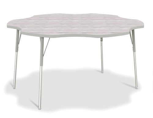 Berries® Six Leaf Activity Table - A-height - Driftwood Gray/Gray/Gray - MMEE Distributors