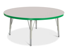 Load image into Gallery viewer, Berries® Round Activity Table - 42&quot; Diameter, E-height - Gray/Green/Gray - MMEE Distributors
