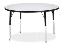 Load image into Gallery viewer, Berries® Round Activity Table - 42&quot; Diameter, E-height - Gray/Black/Black - MMEE Distributors
