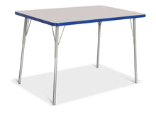 Load image into Gallery viewer, Berries® Rectangle Activity Table - 30&quot; X 48&quot;, A-height - Gray/Blue/Gray - MMEE Distributors
