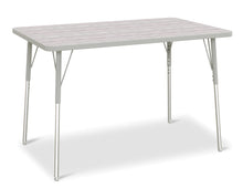 Load image into Gallery viewer, Berries® Rectangle Activity Table - 30&quot; X 48&quot;, A-height - Driftwood Gray/Gray/Gray - MMEE Distributors
