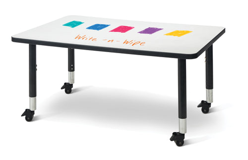 Berries® Rectangle Dry Erase Table - 30