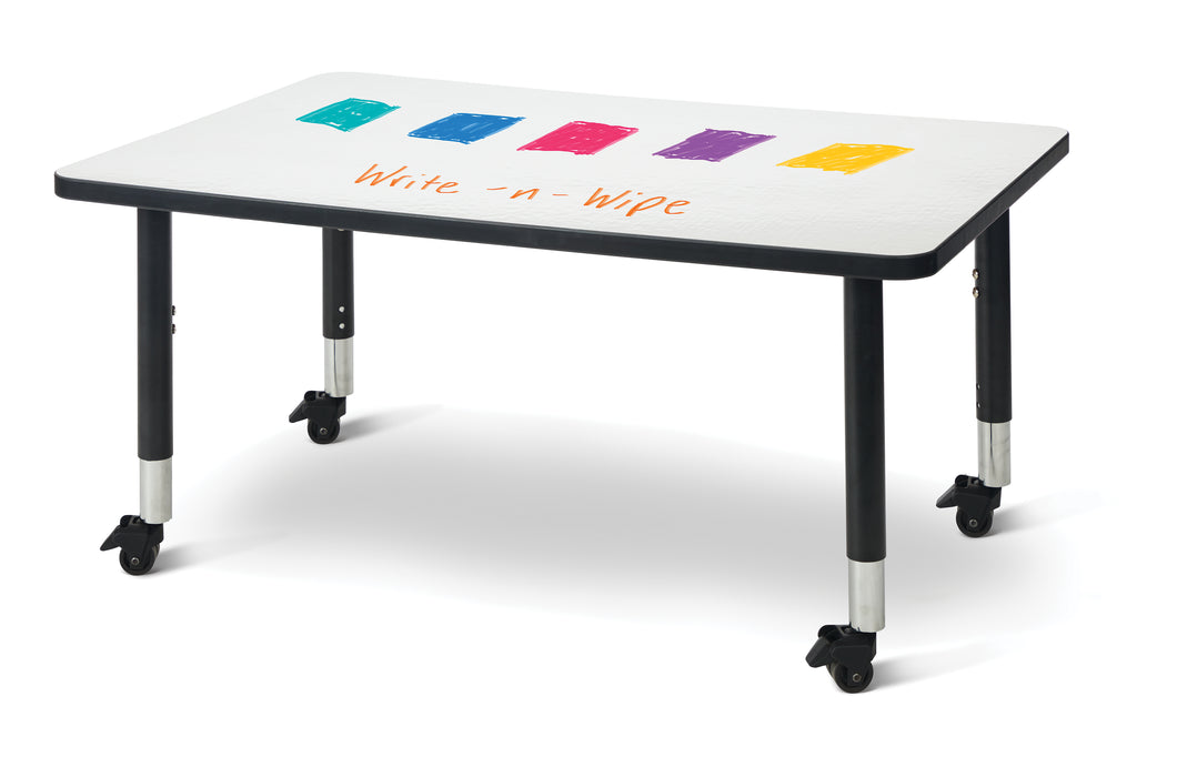 Berries® Rectangle Dry Erase Table - 30