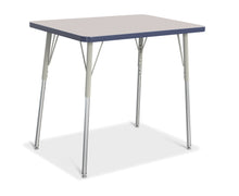 Load image into Gallery viewer, Berries® Rectangle Activity Table - 24&quot; X 36&quot;, A-height - Gray/Navy/Gray - MMEE Distributors

