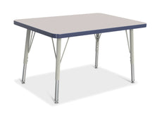 Load image into Gallery viewer, Berries® Rectangle Activity Table - 24&quot; X 36&quot;, E-height - Gray/Navy/Gray - MMEE Distributors
