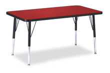 Load image into Gallery viewer, Berries® Rectangle Activity Table - 24&quot; X 36&quot;, Mobile - Gray/Purple/Gray - MMEE Distributors
