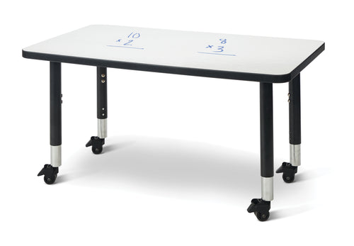 Berries® Rectangle Dry Erase Table - 24